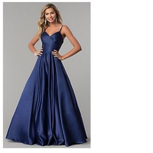 XS Navy Prom Dress
